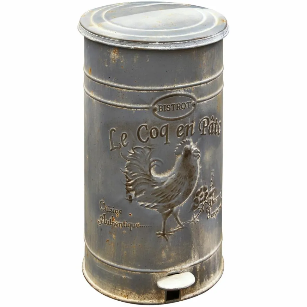 LOBERON Abfalleimer Gris Outlet