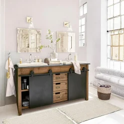 LOBERON Badematte 2er Set Faelwyn creme Outlet