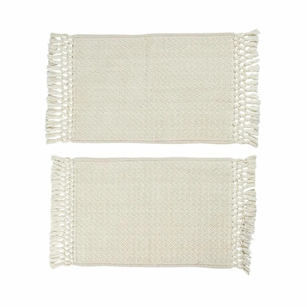 LOBERON Badematte 2er Set Faelwyn creme Outlet