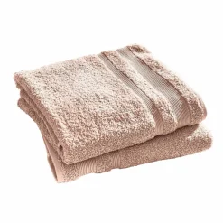 LOBERON Badetuch 2er Set Bourogne terrakotta Outlet