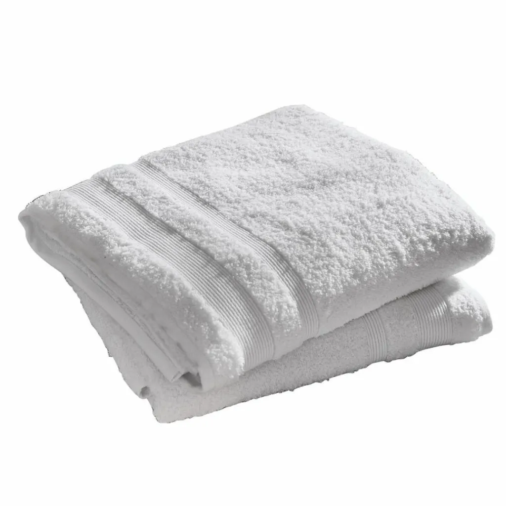 LOBERON Badetuch 2er Set Bourogne weiß Clearance