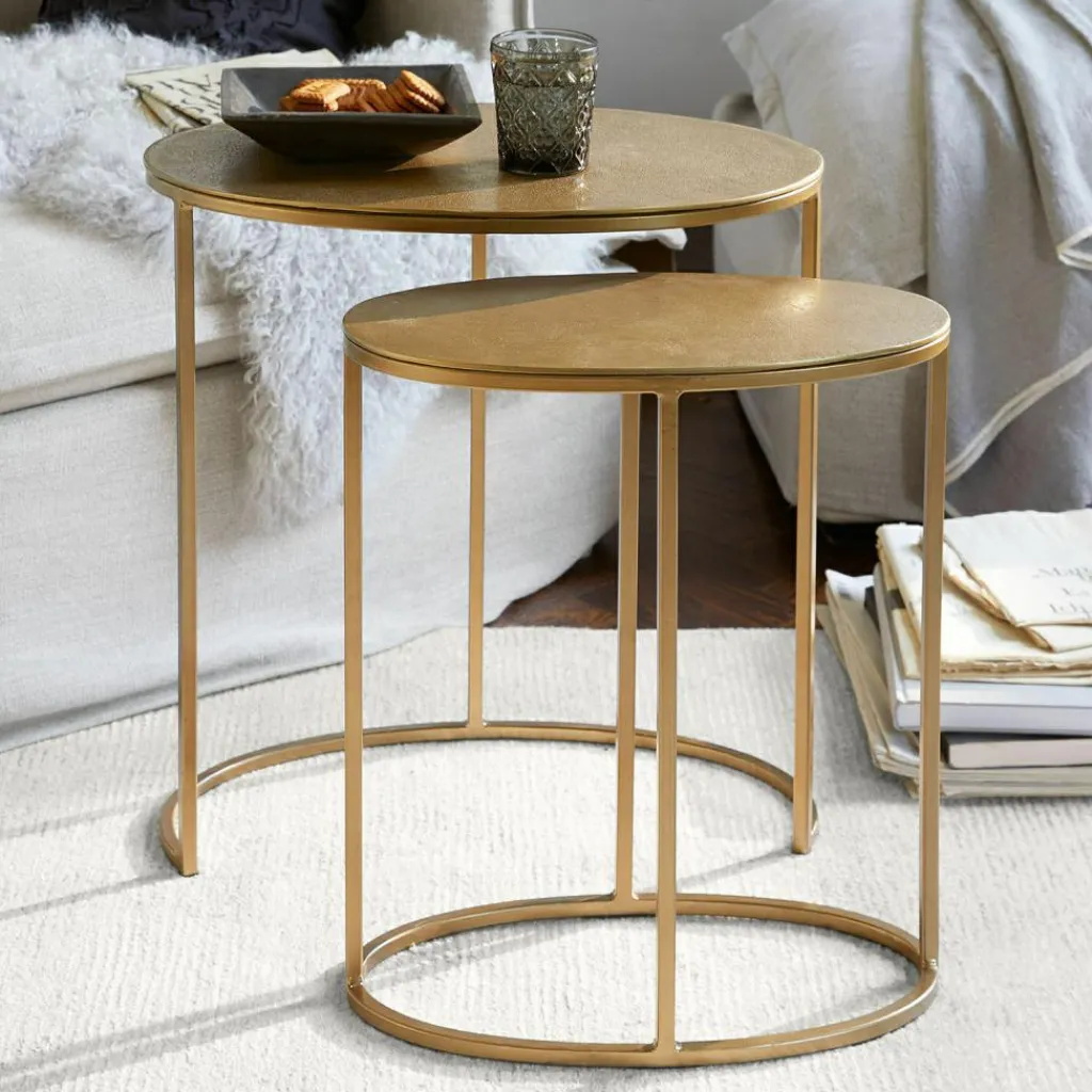 LOBERON Beistelltisch 2er Set Leron Discount