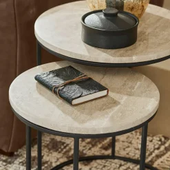 LOBERON Beistelltisch 2er Set Émorieux Discount