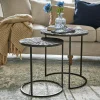 LOBERON Beistelltisch 2er Set Petrosini Outlet