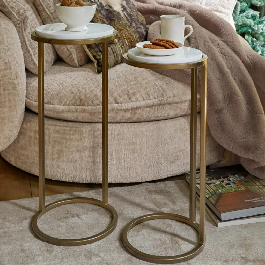 LOBERON Beistelltisch 2er Set Soréline Sale