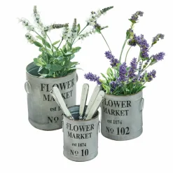 LOBERON Übertopf 3er Set Flower Market Discount