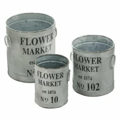 LOBERON Übertopf 3er Set Flower Market Discount