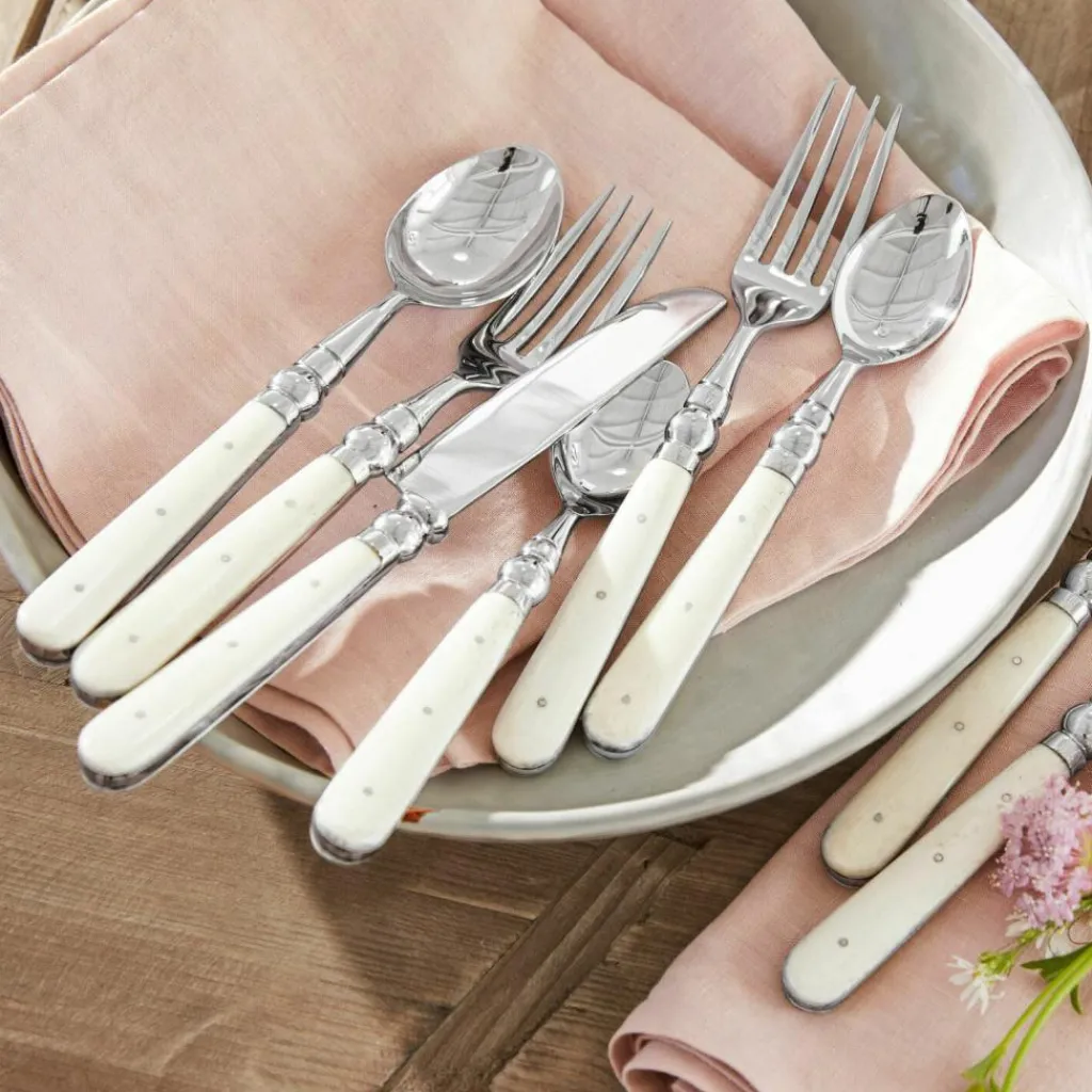 LOBERON Besteck Bigeste silber/weiß Sale