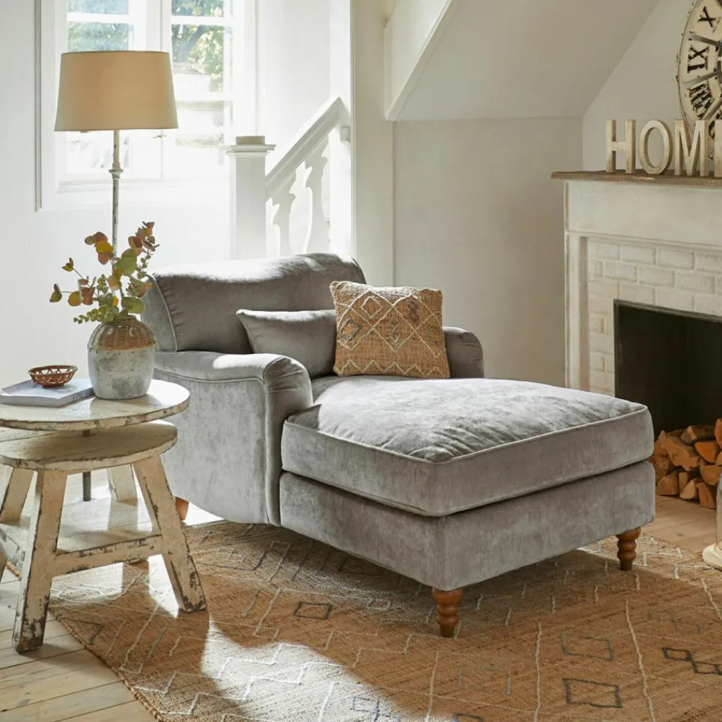 LOBERON Chaiselongue Isa grau Best