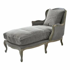 LOBERON Chaiselongue Muel grau/braun Best