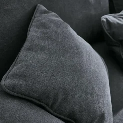 LOBERON Chaiselongue Seaford dunkelgrau