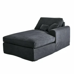 LOBERON Chaiselongue Seaford dunkelgrau