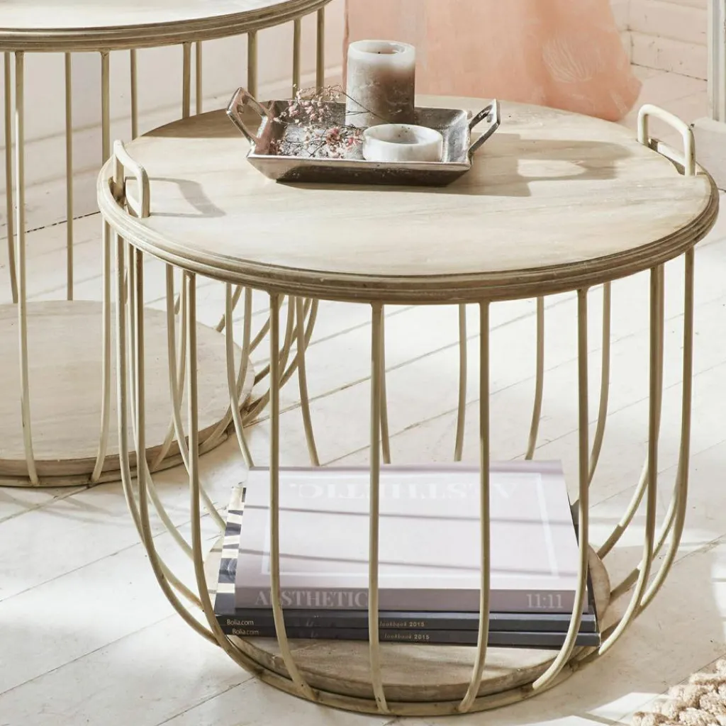 LOBERON Couchtisch 2er Set Lawson Hot