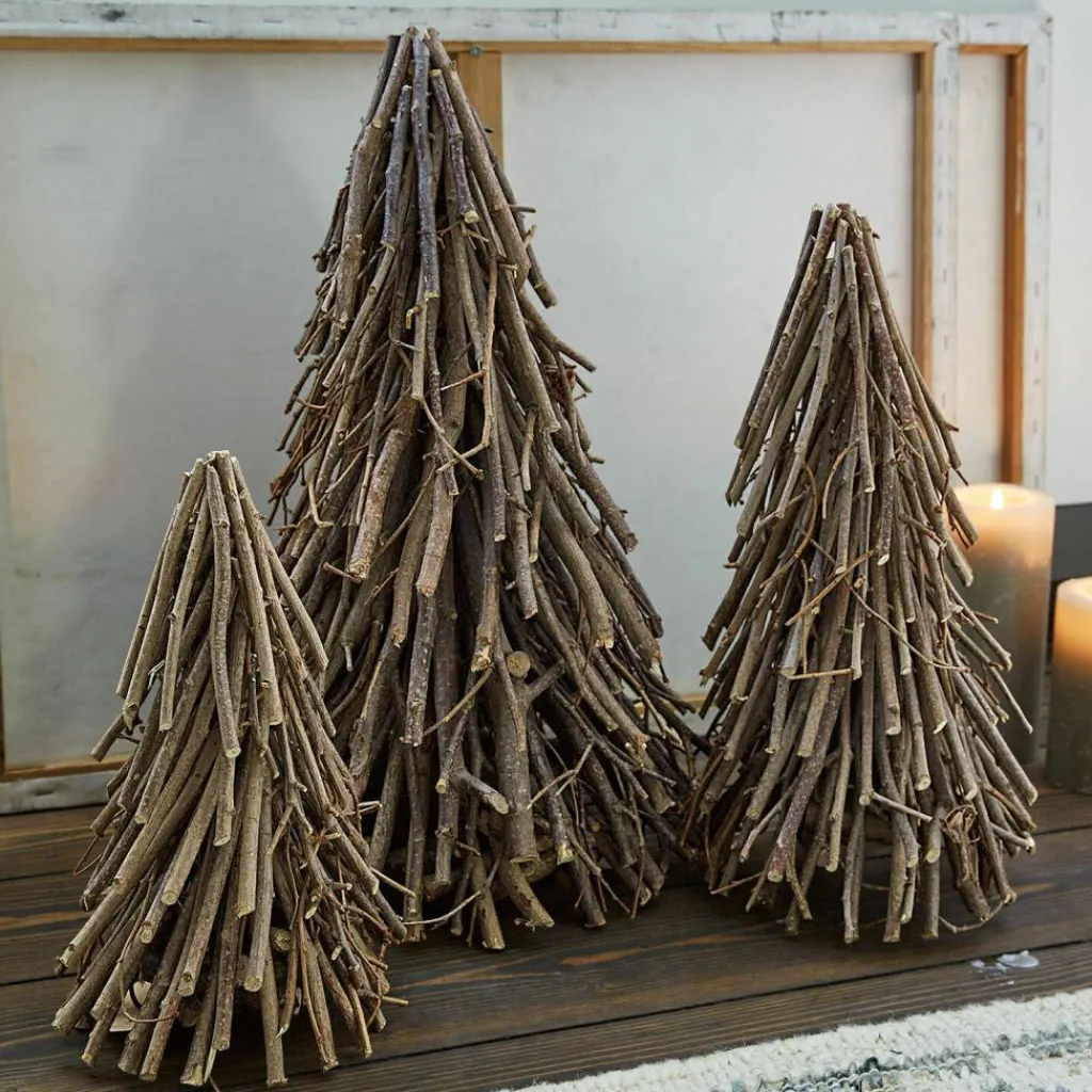 LOBERON Deko-Baum 3er Set Orilev Discount