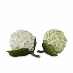 LOBERON Dekoblume 2er Set Hortensie grün/weiß Online