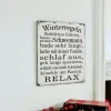 LOBERON Dekoboard Winterregeln Hot
