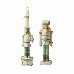 LOBERON Deko-Nussknacker mit Kerzenständer Ellicott