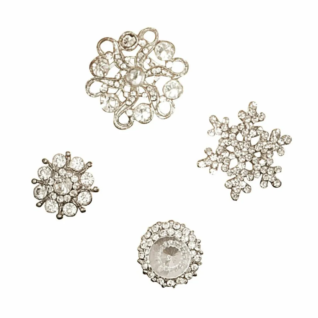 LOBERON Deko-Pins 4er Set Brillliant Pins Discount