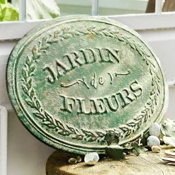 LOBERON Deko-Schild Jardin de Fleurs Discount