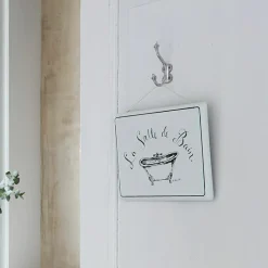 LOBERON Deko-Schild La salle de bain New