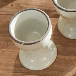 LOBERON Eierbecher 6er Set Biarré grau Online