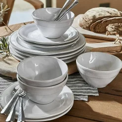 LOBERON Geschirr 12er Set Alentejo Hot