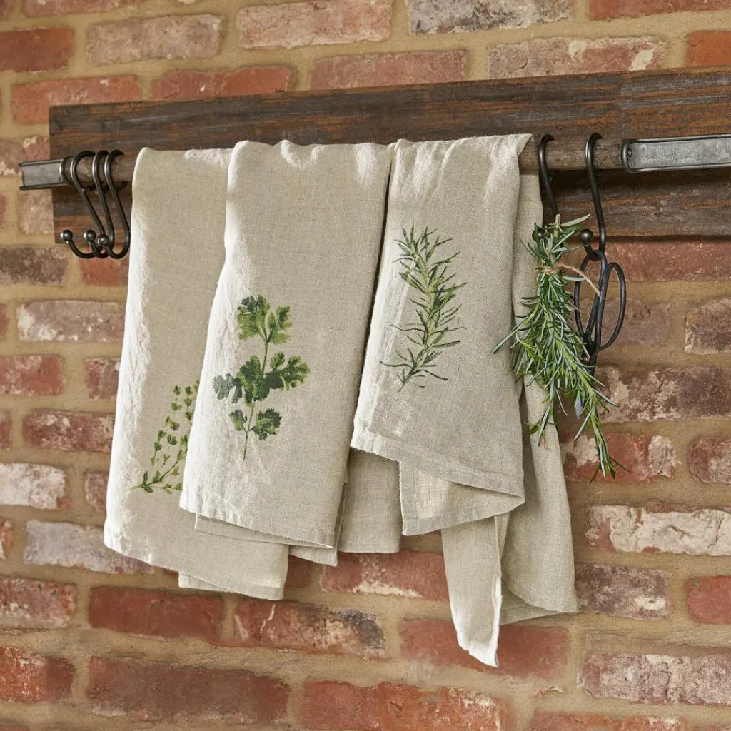 LOBERON Geschirrtuch 3er Set Herbal Gardens Discount