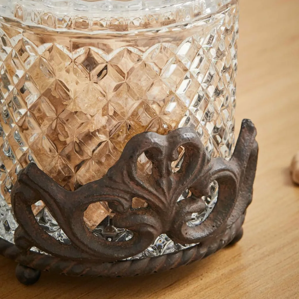 LOBERON Glasdose mit Halterung Kerynna Sale