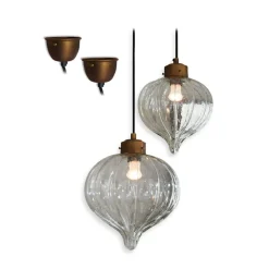 LOBERON Hängelampe 2er Set Baisse New