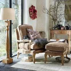 LOBERON Hocker Corlay taupe/braun
