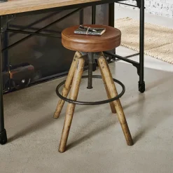 LOBERON Hocker Twist braun Clearance