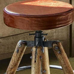 LOBERON Hocker Twist braun Clearance
