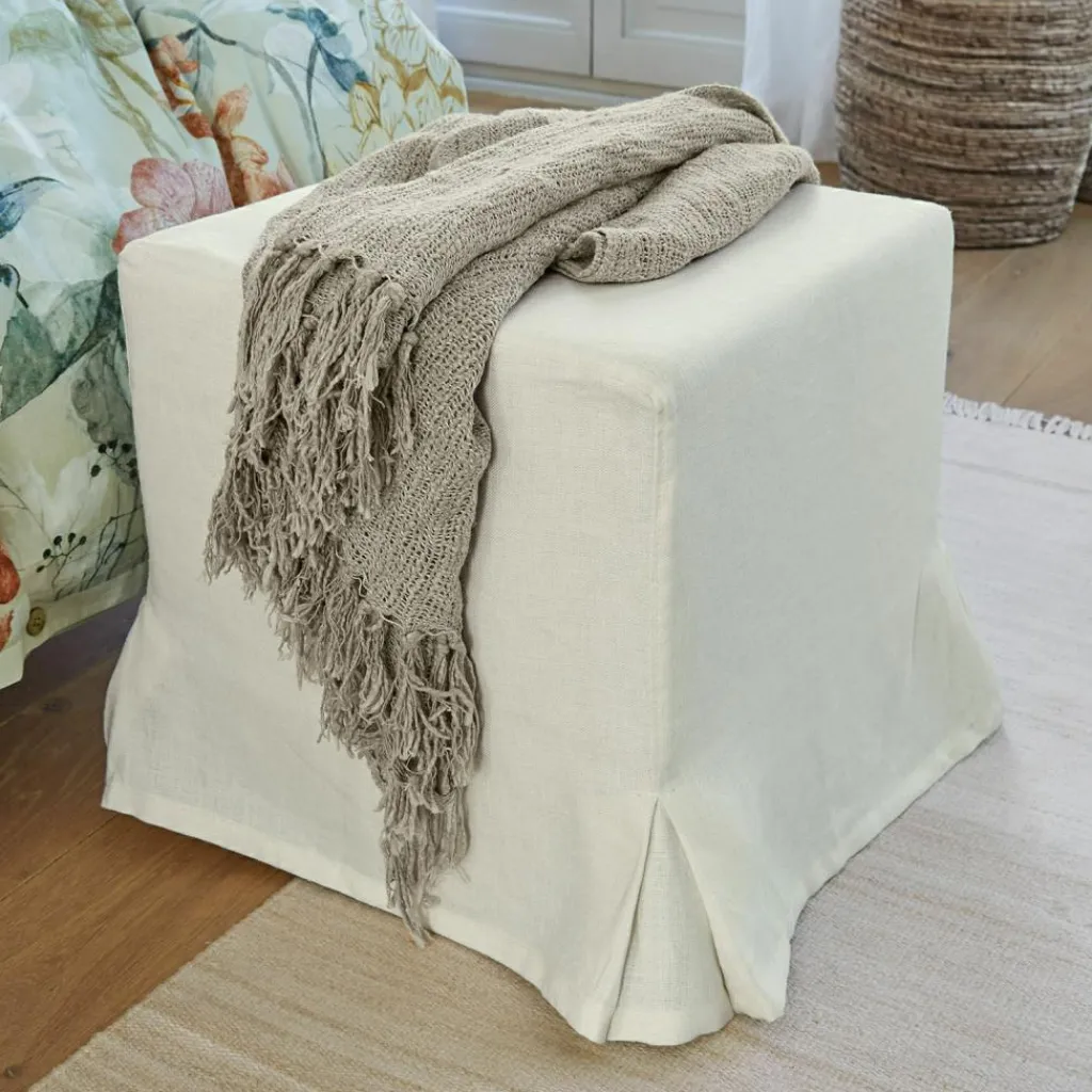 LOBERON Hocker Ulysette leinen Outlet