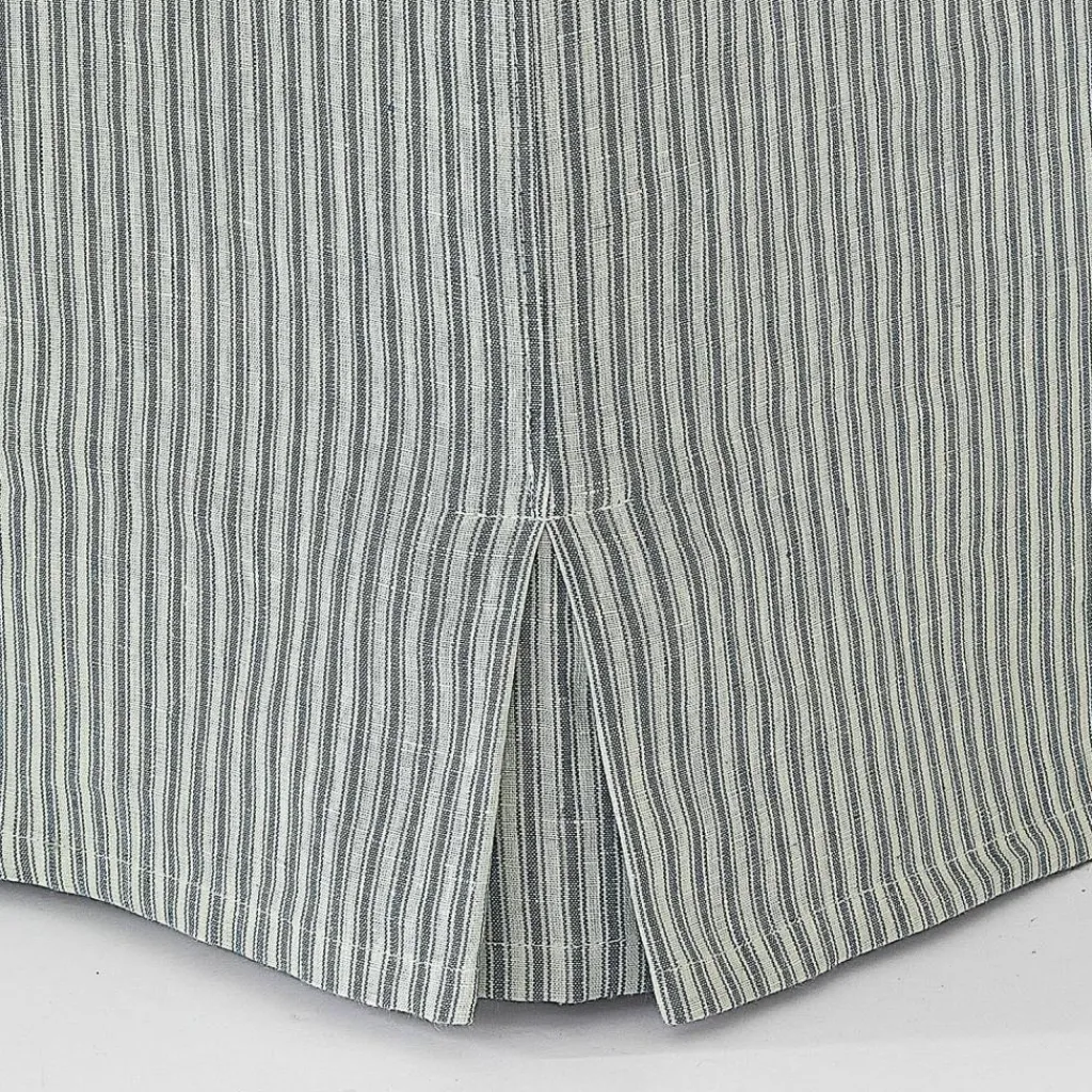 LOBERON Hocker Ulysette weiß/blau Online