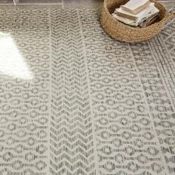 LOBERON In- & Outdoor-Teppich Champigny creme/grau Outlet
