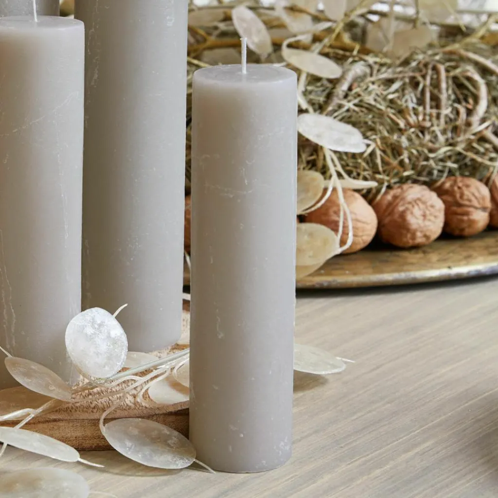 LOBERON Kerze 4er Set Avinal taupe Sale