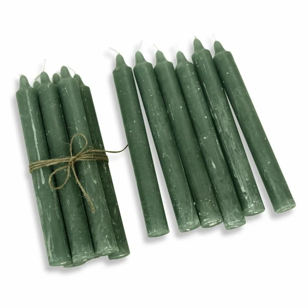 LOBERON Kerze 12er Set Bauceau grün Sale