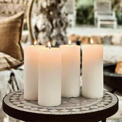 LOBERON Kerze 4er Set Homel creme New