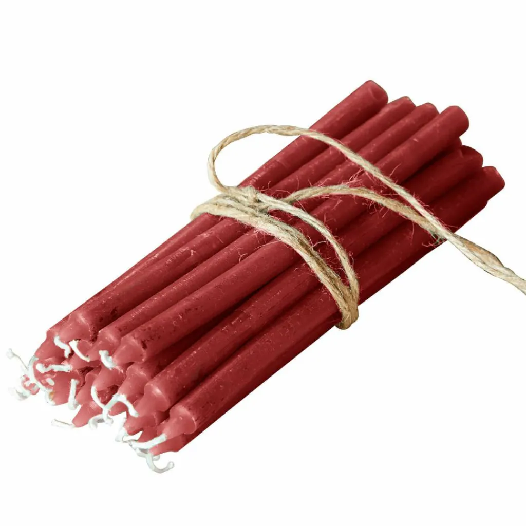 LOBERON Kerze 20er Set Lysarion rot Sale