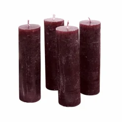 LOBERON Kerze 4er Set Muriel bordeaux Outlet