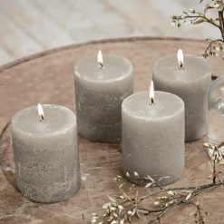 LOBERON Kerze 4er Set Virrans taupe Discount