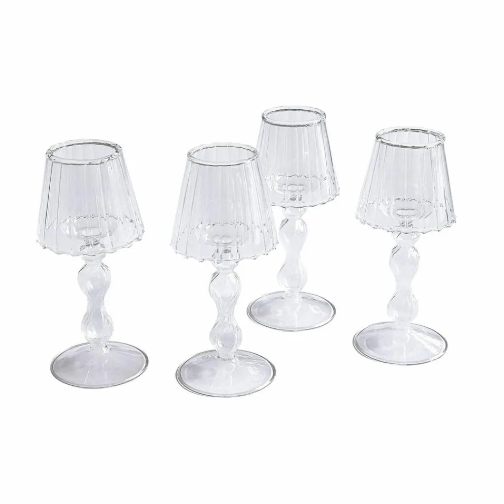 LOBERON Kerzenhalter 4er Set Jouval Hot