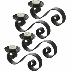 LOBERON Kerzenhalter 4er Set Vorelin Clearance