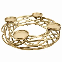 LOBERON Kerzenkranz Coldfield gold