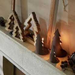 LOBERON Kerzenständer 3er Set Ageville New