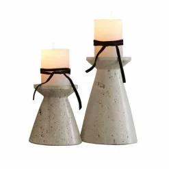 LOBERON Kerzenständer 2er Set Bazrahim