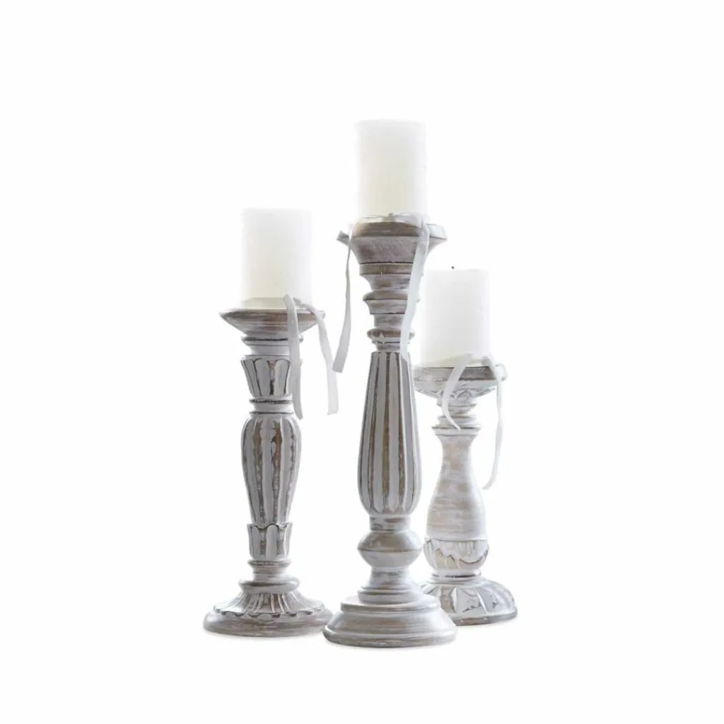 LOBERON Kerzenständer 3er Set Folligny Discount