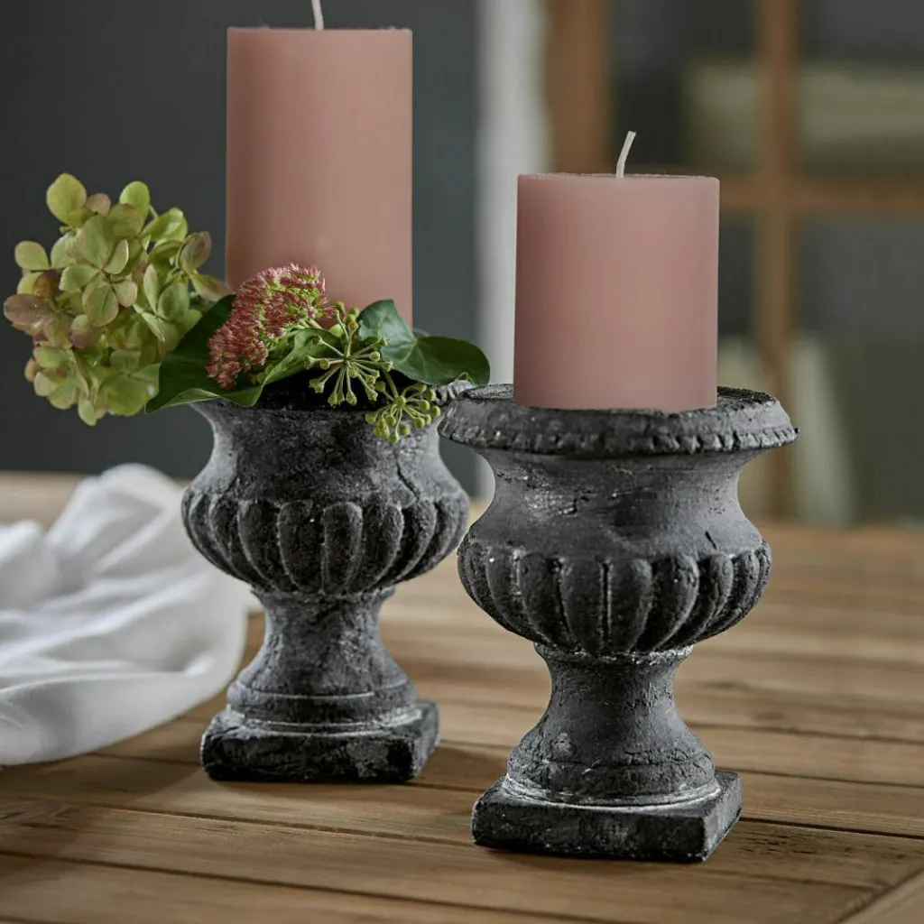 LOBERON Kerzenständer 2er Set Renny