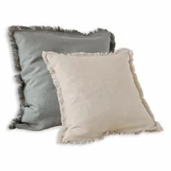 LOBERON Kissenhülle 2er Set Quebo grau/beige Clearance