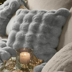 LOBERON Kissenhülle 2er Set Zalina grau Outlet